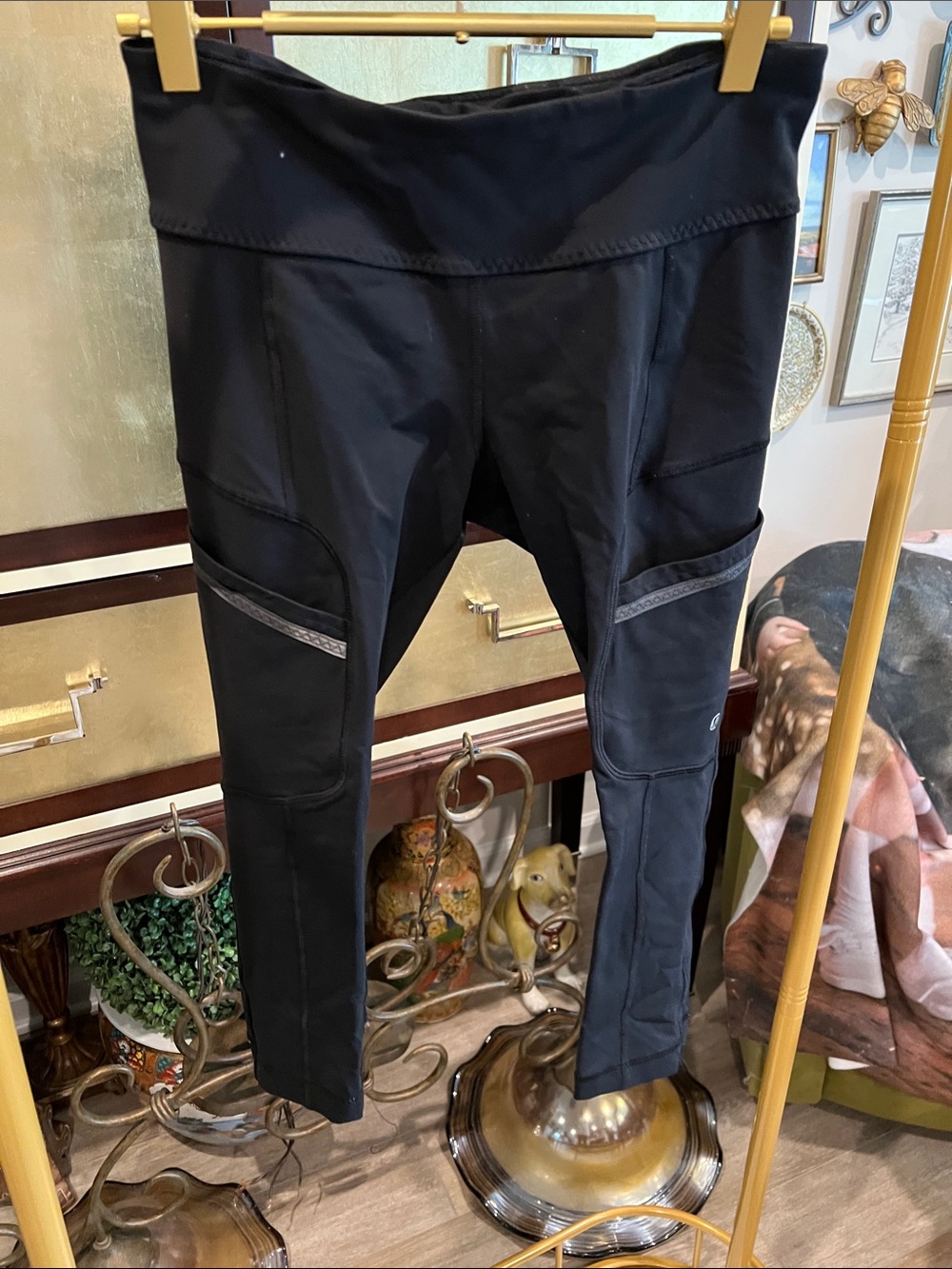 WomensBlack Performance Active Pants